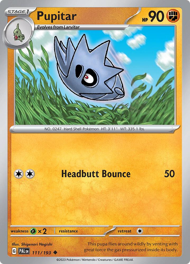 Pupitar - RH - 111/193 - Paldea Evolved