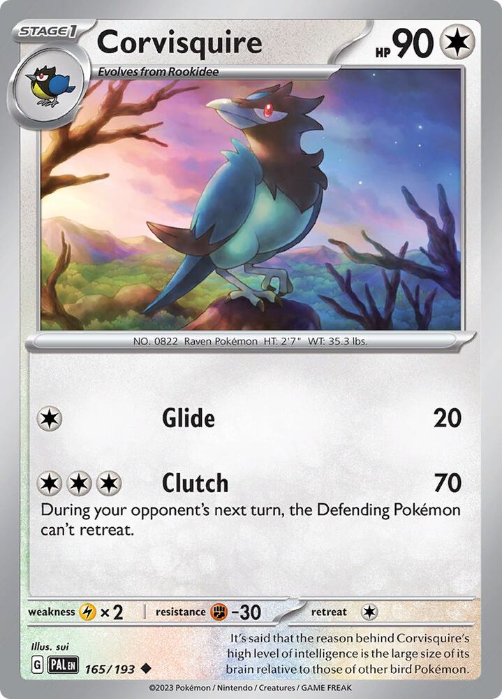Corvisquire - 165/194 - Paldea Evolved