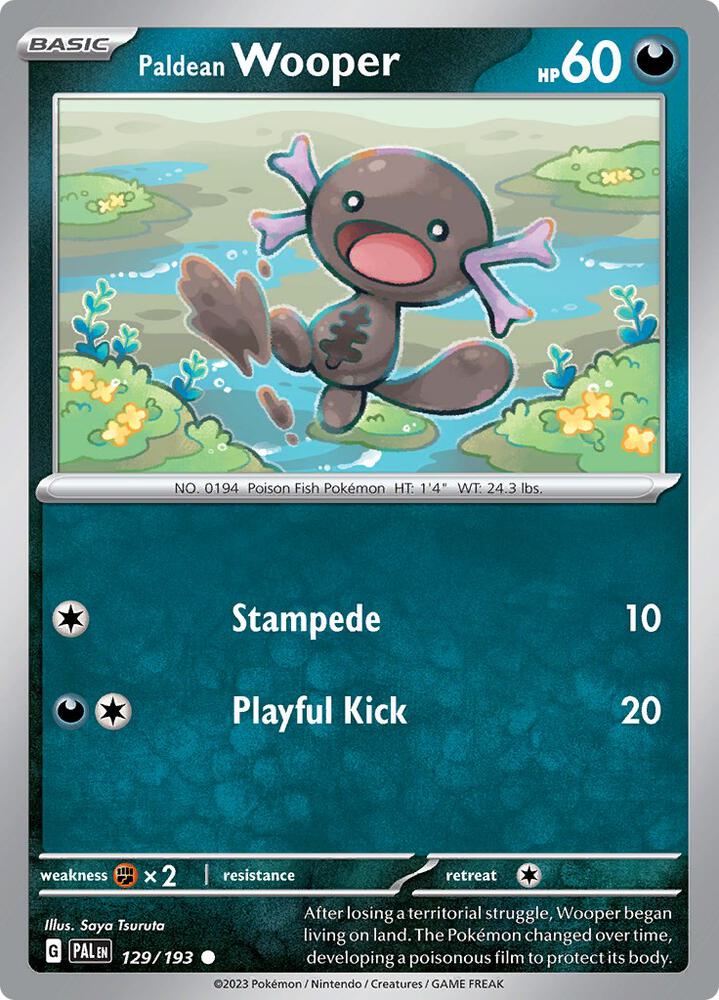 Paldean Wooper - RH - 129/193 - Paldea Evolved