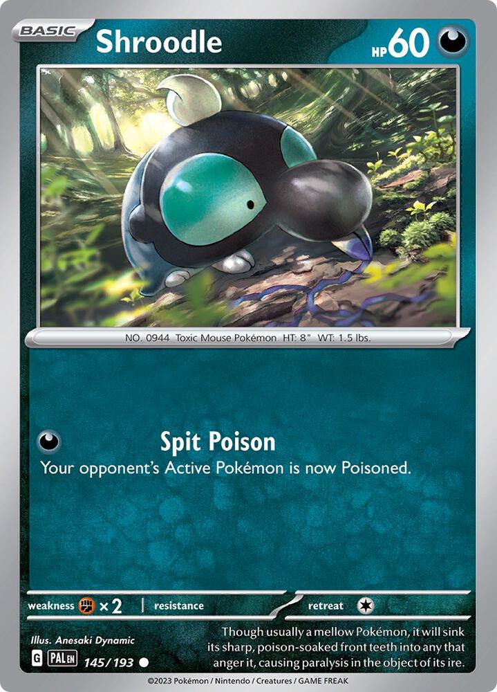 Shroodle - 145/193 - Paldea Evolved