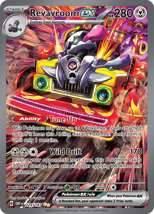 Revavroom EX - 224/197 - Obsidian Flames