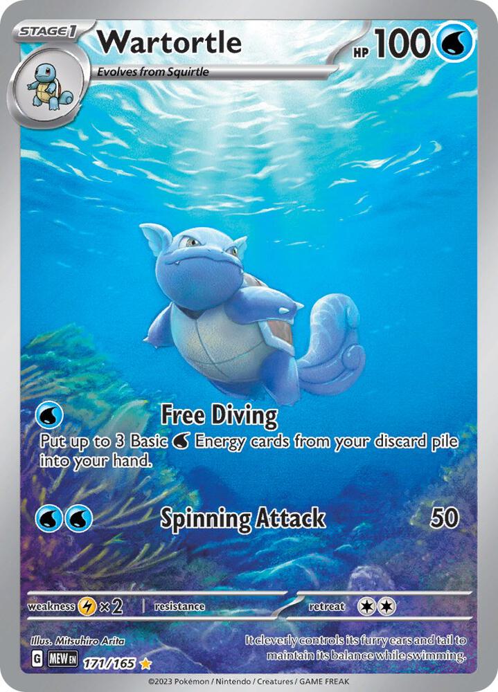 Wartortle - 171/165 - Scarlet & Violet 151