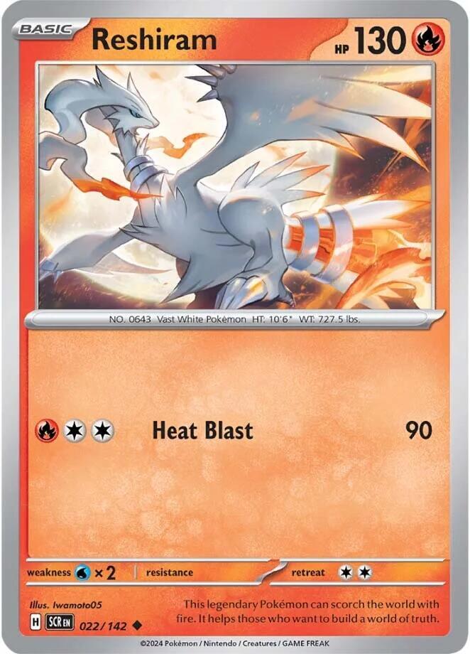 Reshiram - 22/142 - Stellar Crown
