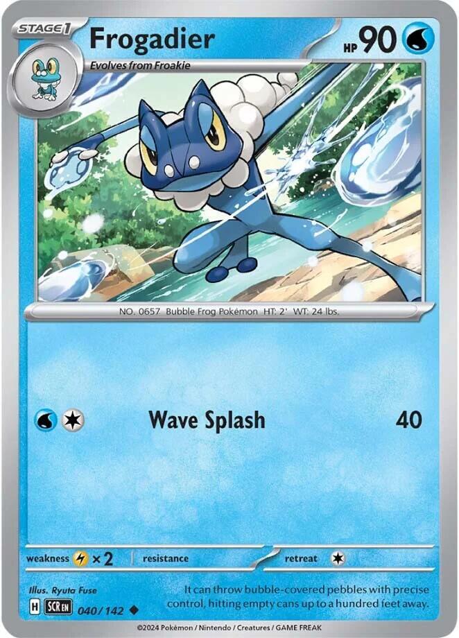 Frogadier - 40/142 - Stellar Crown