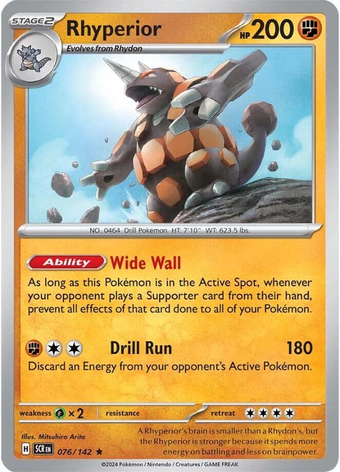 Rhyperior - Holo - 76/142 - Stellar Crown