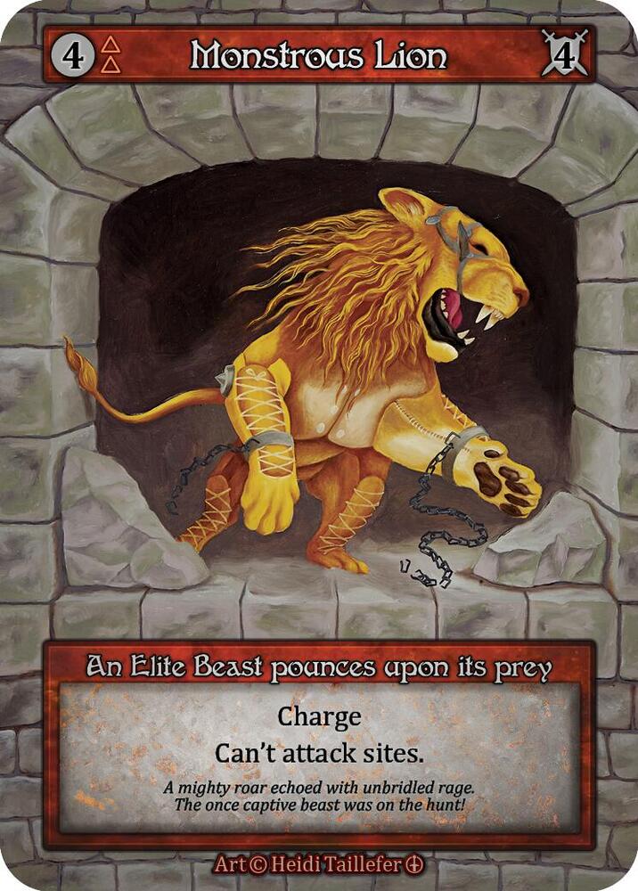Monstrous Lion - Arthurian Legends