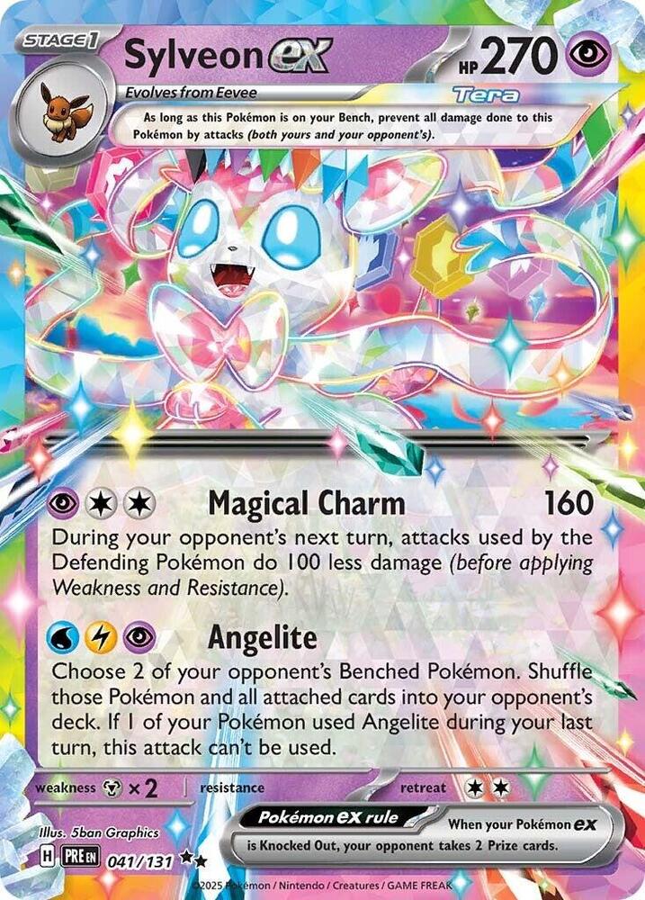 Sylveon EX - 41/131 - Prismatic Evolutions