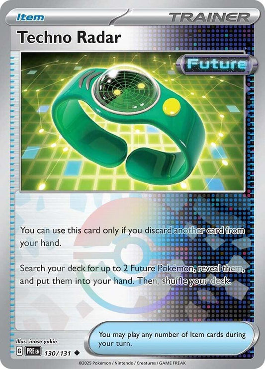 Techno Radar - Pokeball Reverse - 130/131 - Prismatic Evolutions