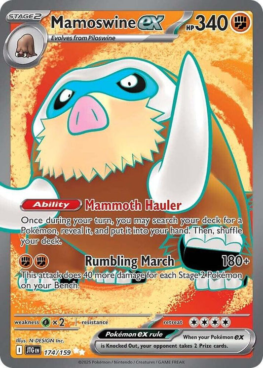 Mamoswine EX - 174/159 - Journey Together