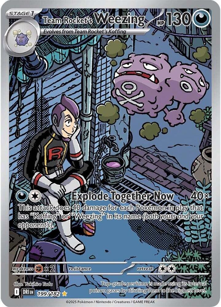 Team Rocket's Weezing - 199/182 - Destined Rivals