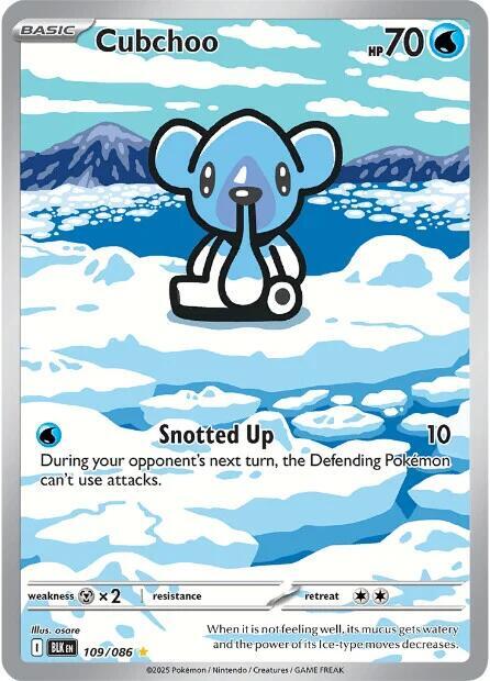 Cubchoo - 109/86 - Black Bolt