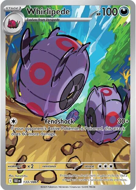 Whirlipede - 133/86 - Black Bolt