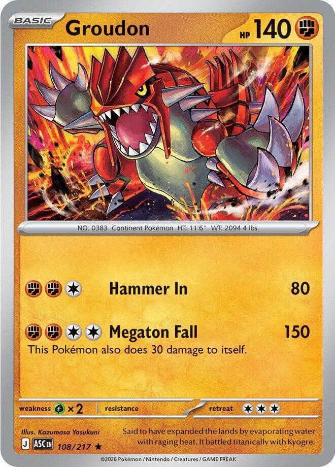 Groudon - Holo - 108/217 - Ascended Heroes