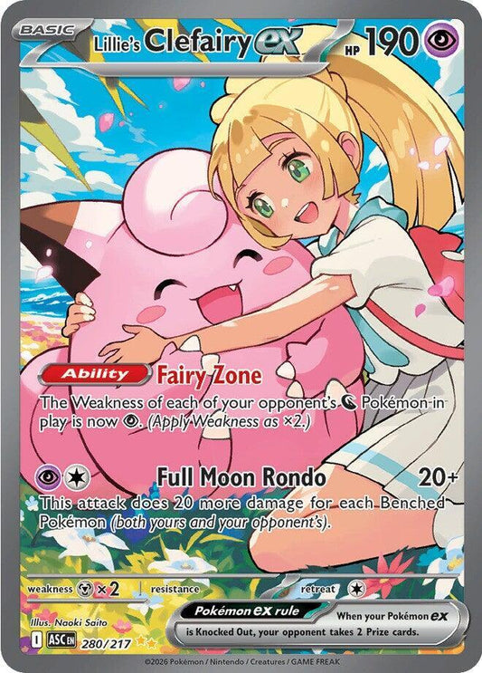 Lillie's Clefairy EX - 280/217 - Ascended Heroes