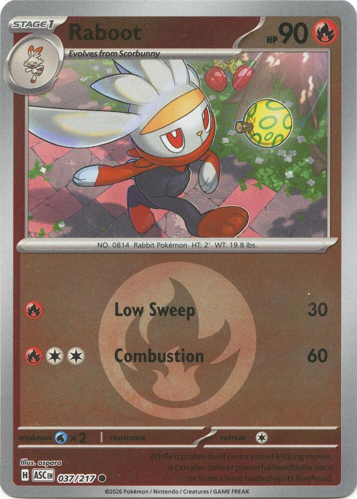 Raboot - Energy Reverse - 37/217 - Ascended Heroes