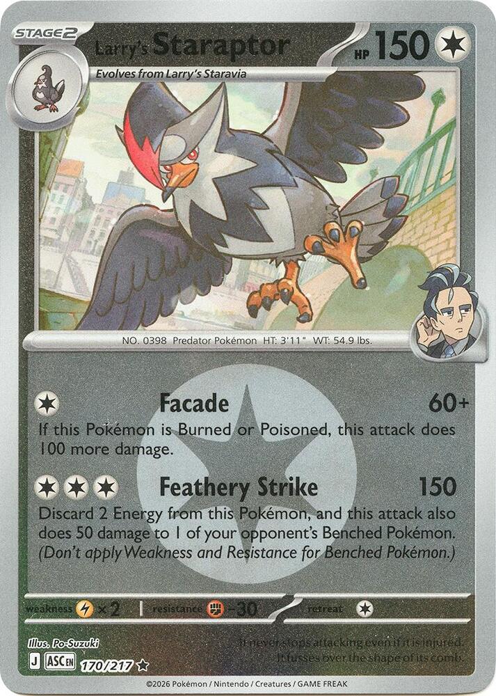 Larry's Staraptor - Energy Reverse - 170/217 - Ascended Heroes