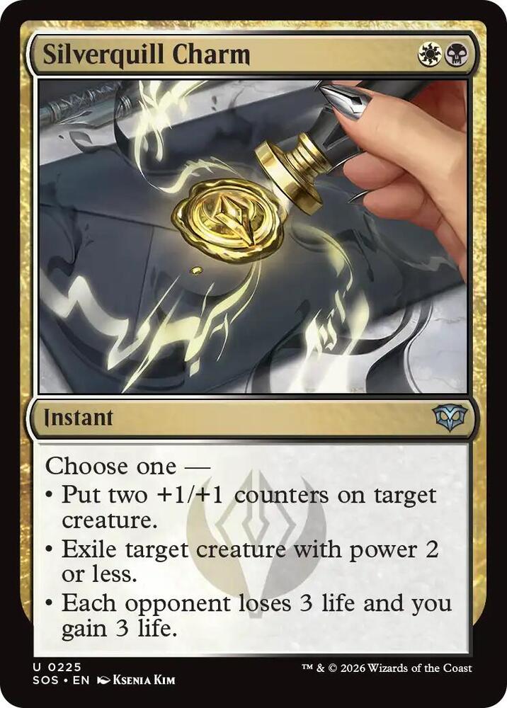Silverquill Charm - Foil - 225 - Secrets of Strixhaven