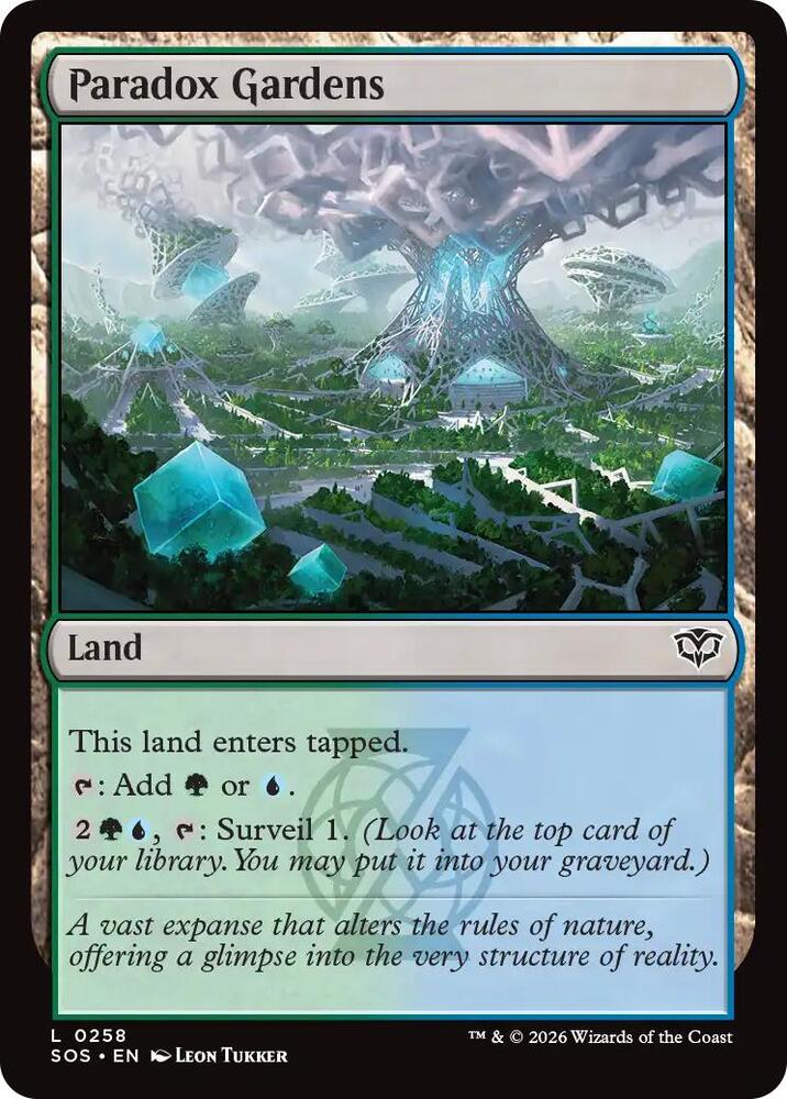 Paradox Gardens - Foil - 258 - Secrets of Strixhaven