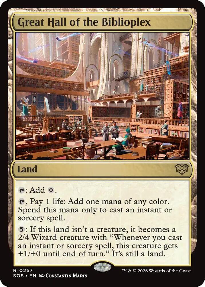 Great Hall of the Biblioplex - 257 - Secrets of Strixhaven