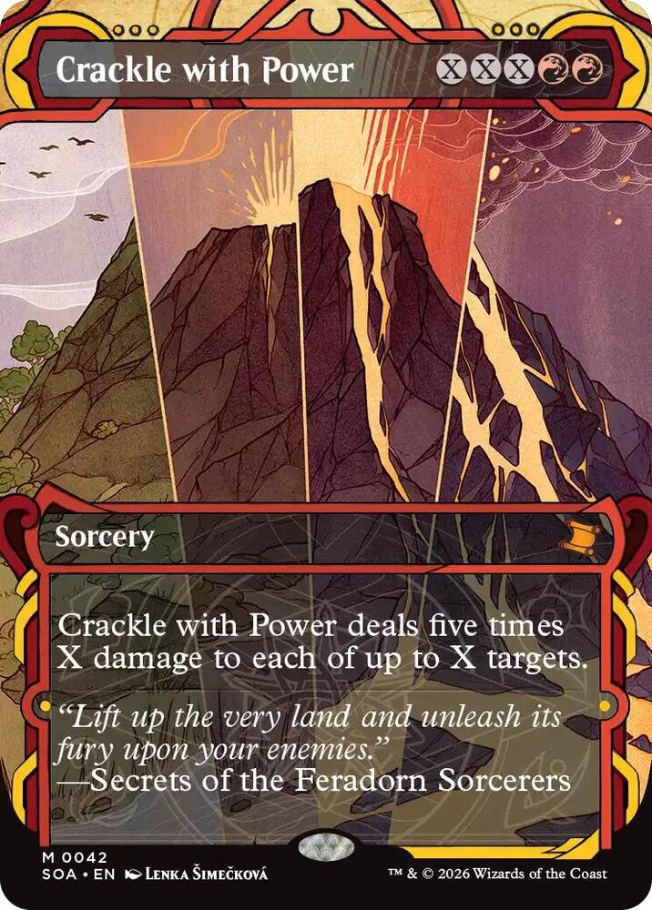Crackle with Power - Foil - 42 - Secrets of Strixhaven