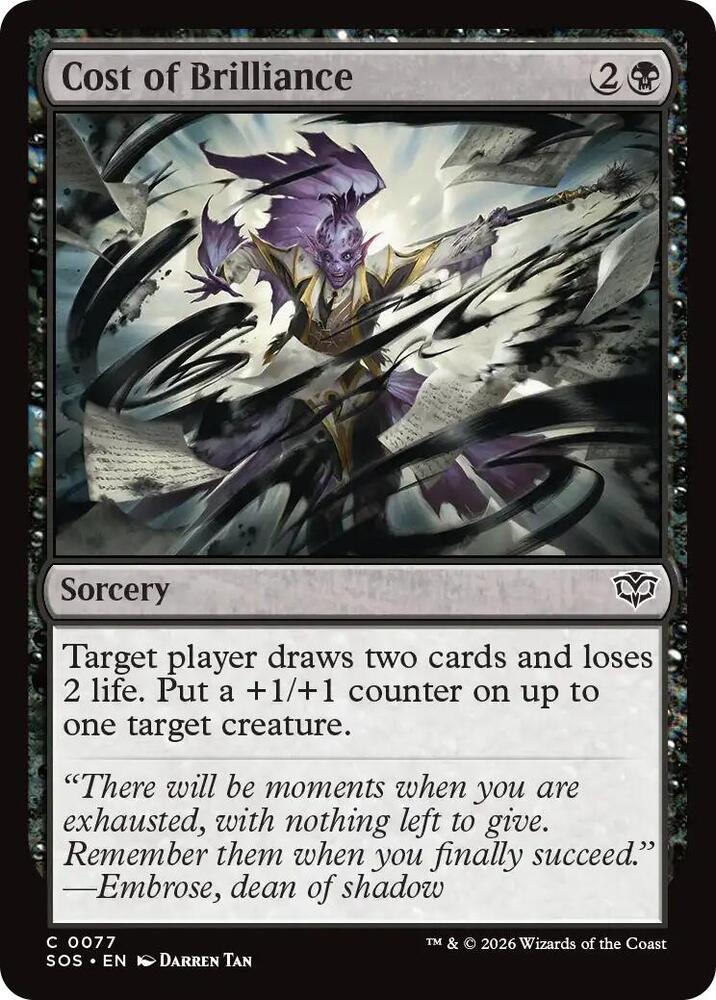 Cost of Brilliance - 77 - Secrets of Strixhaven