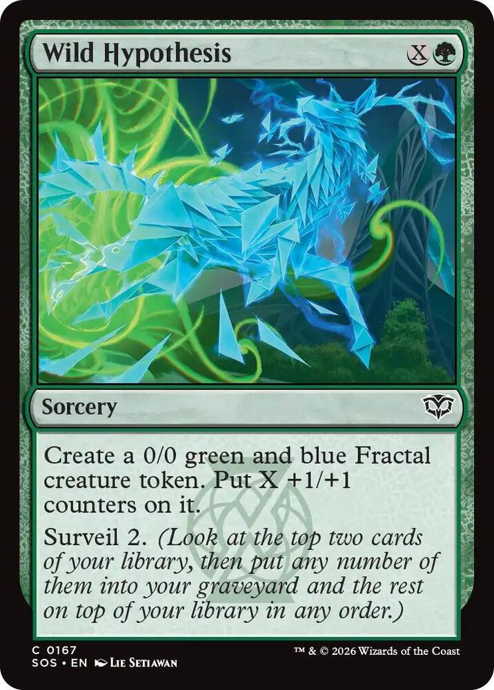 Wild Hypothesis - Foil - 167 - Secrets of Strixhaven