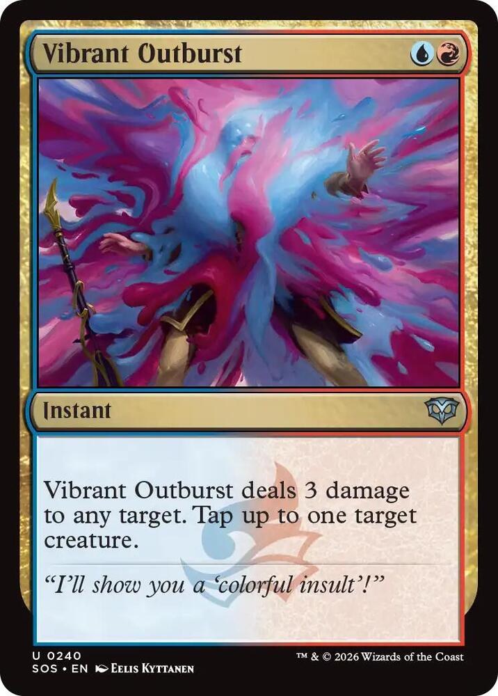 Vibrant Outburst - 240 - Secrets of Strixhaven