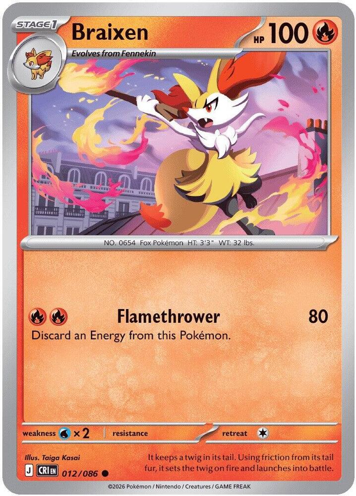 Braixen - RH - 12/86 - Chaos Rising