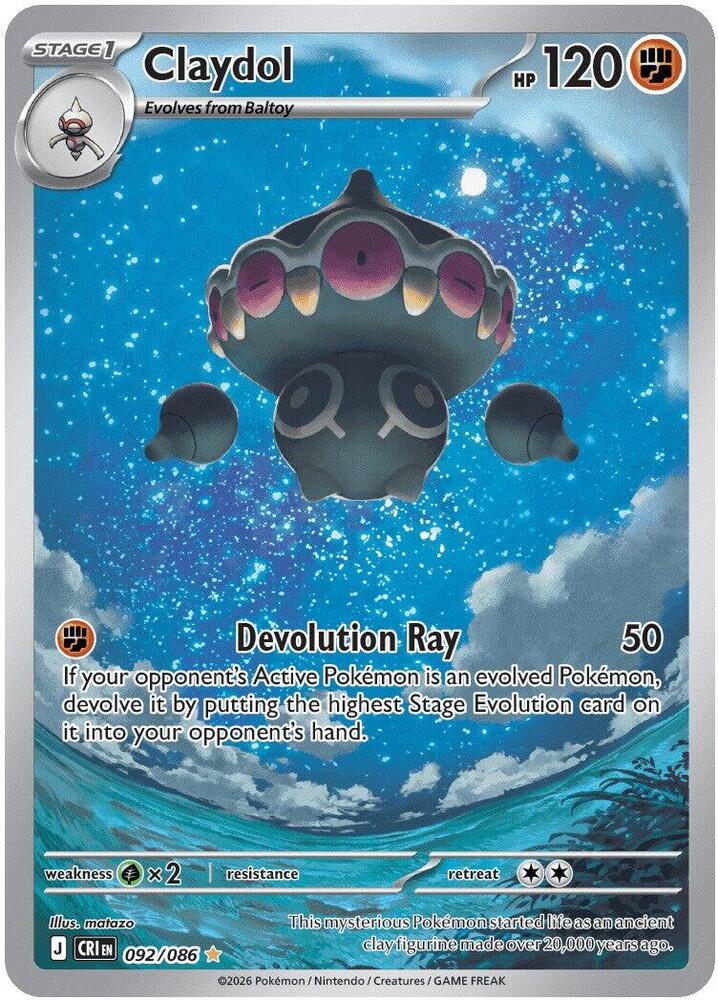 Claydol - 92/86 - Chaos Rising