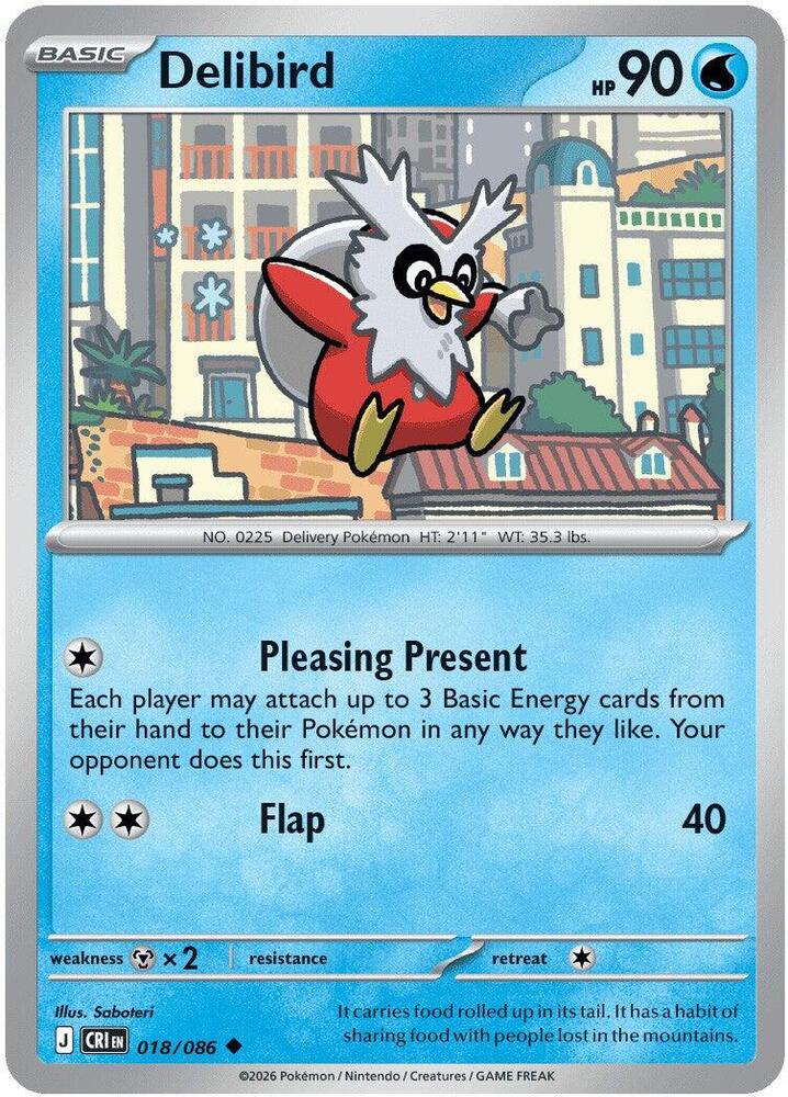 Delibird - 18/86 - Chaos Rising