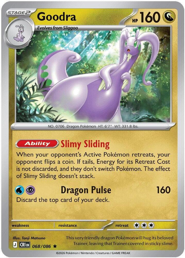 Goodra - Holo - 68/86 - Chaos Rising