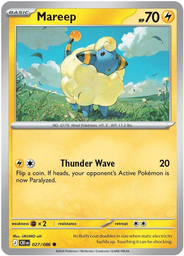 Mareep - 27/86 - Chaos Rising
