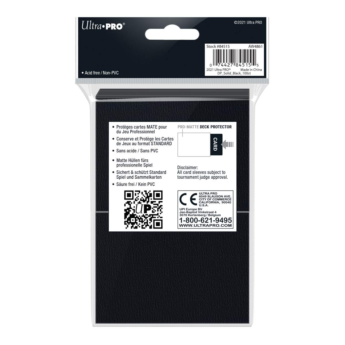 PRO-Matte Standard Sleeves (100) - Svart